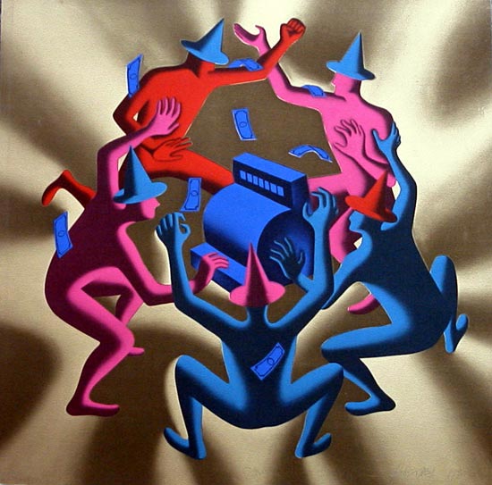 Kostabi CASH DANCE (GOLD)