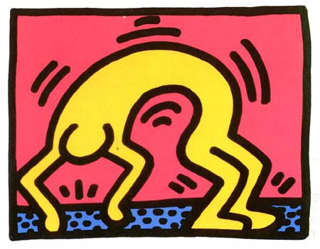 Haring UNTITLED #2 FROM POP SHOP II