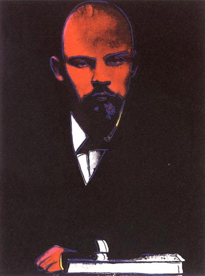 Warhol LENIN - BLACK