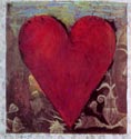 Dine HAND COLORED VIENNESE HEART (#I)